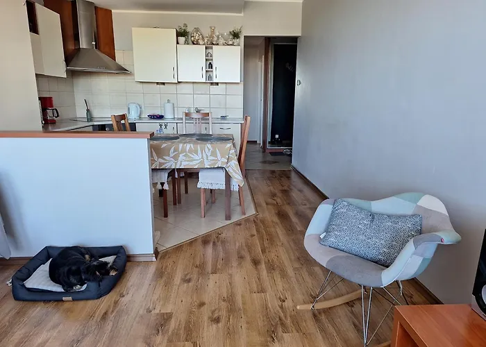 W Apartamencie Z Pieknym Widokiem Na Morze Apartmán